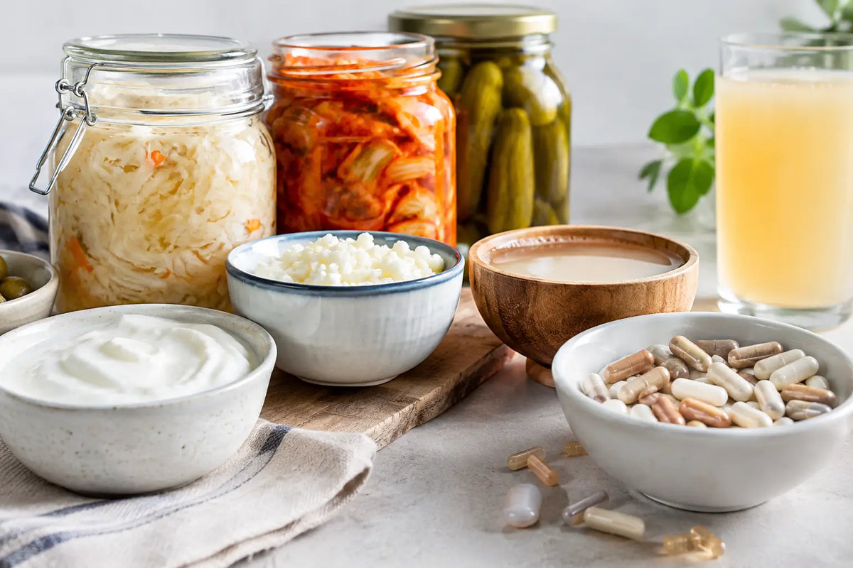 Fermentierte Lebensmittel oder Probiotika?