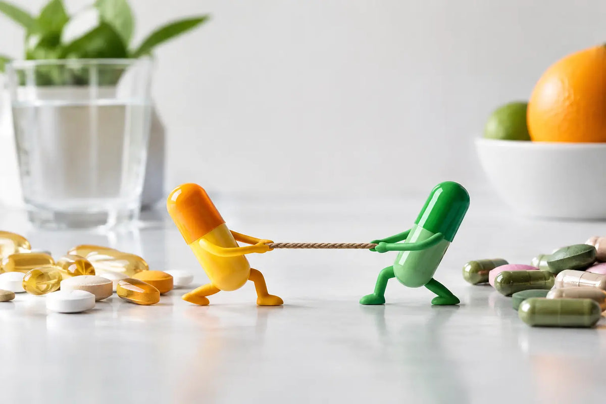 Können Vitamine miteinander konkurrieren?