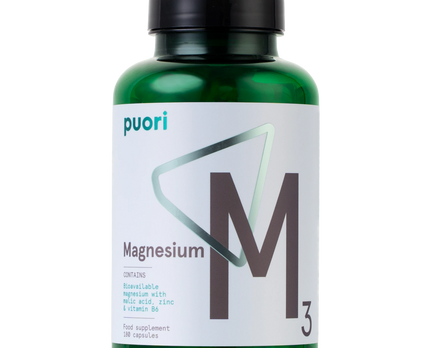 Puori M3, Magnesium + Zink + B6