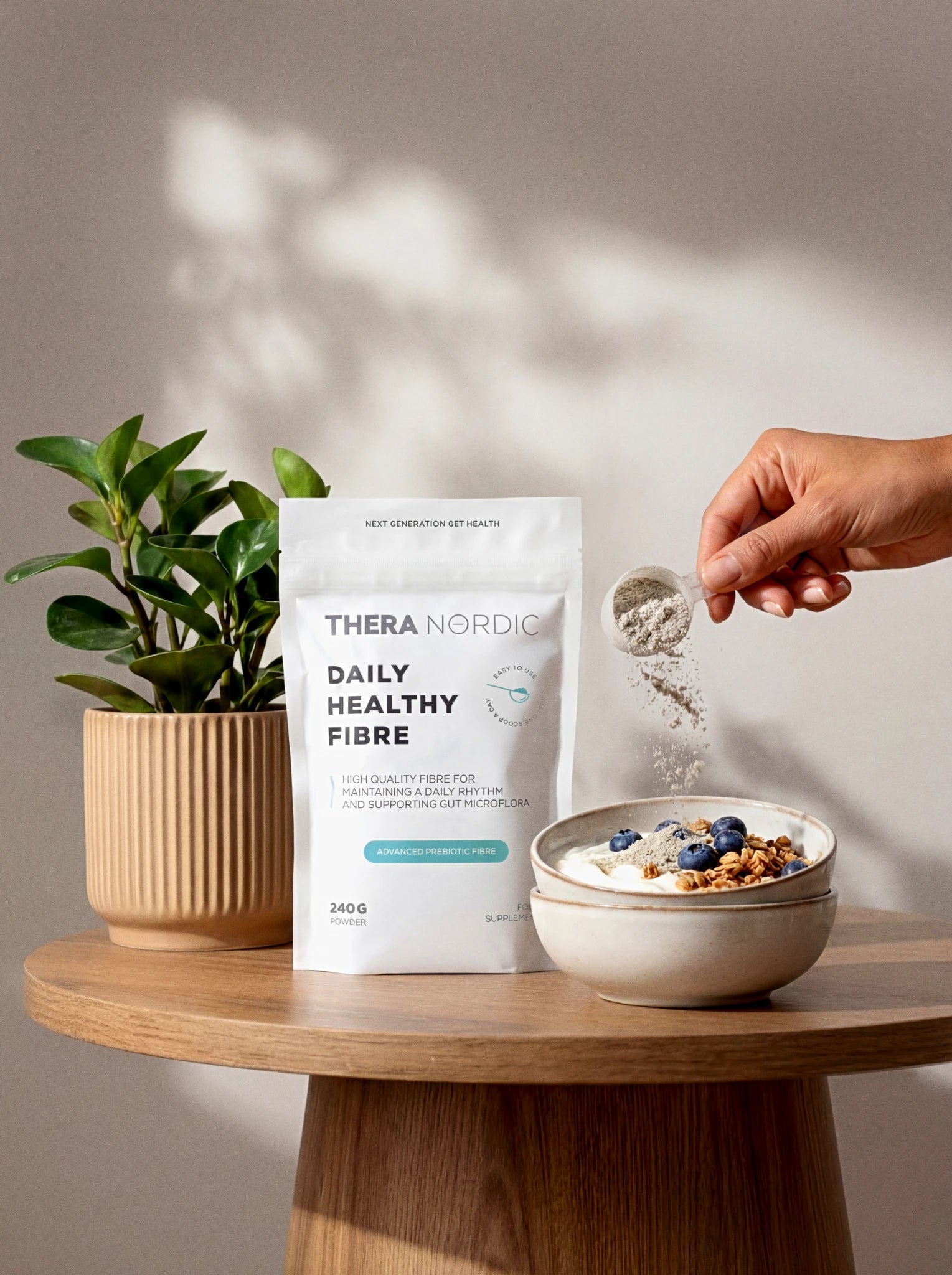 THERA Nordic Daily Healthy Fibre – Pulver Detailansicht 2 - Darm & Verdauung von allseven.