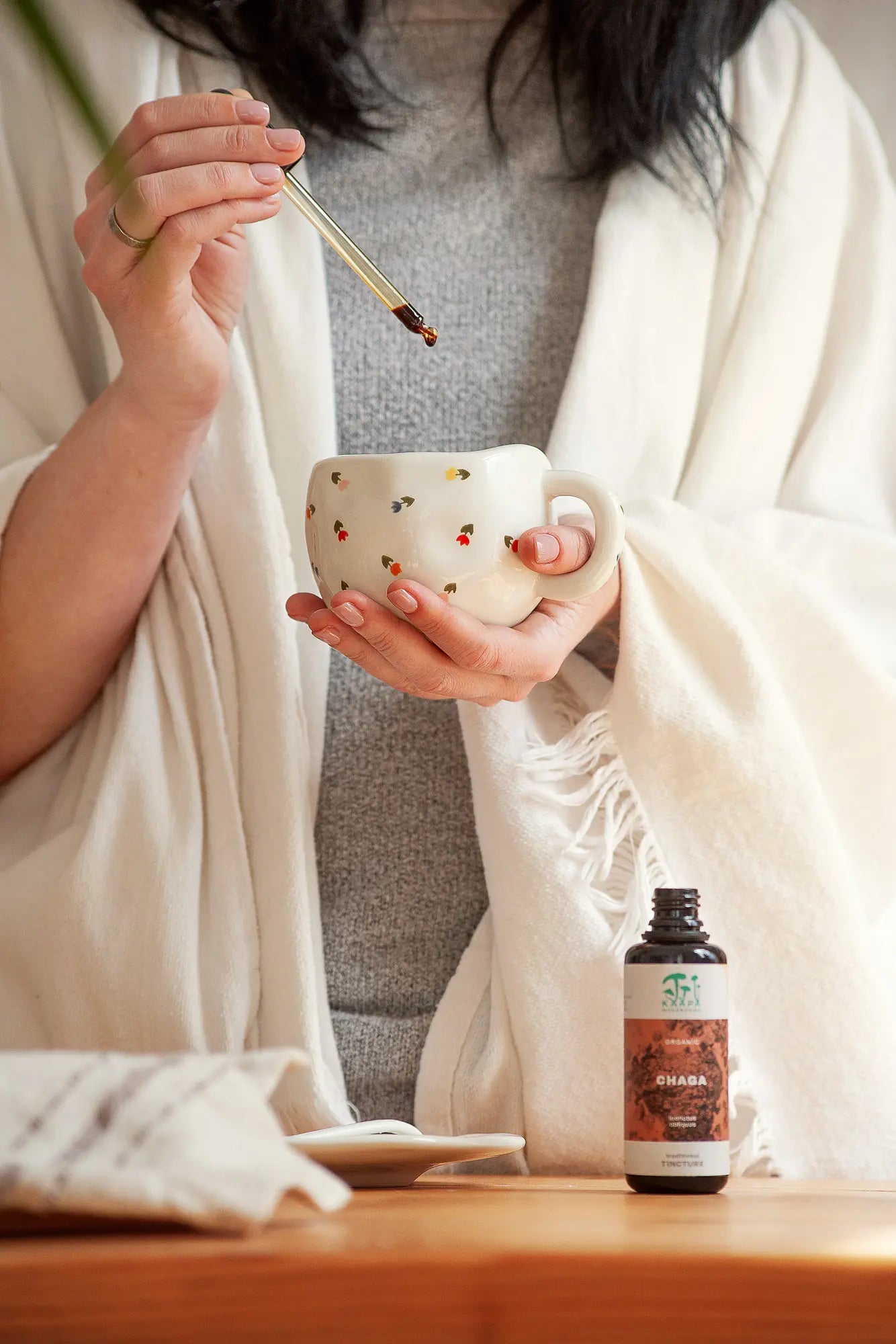 Kääpä Chaga Extrakt Tinktur 50 ml Detailansicht 4 - Darm & Verdauung von allseven.