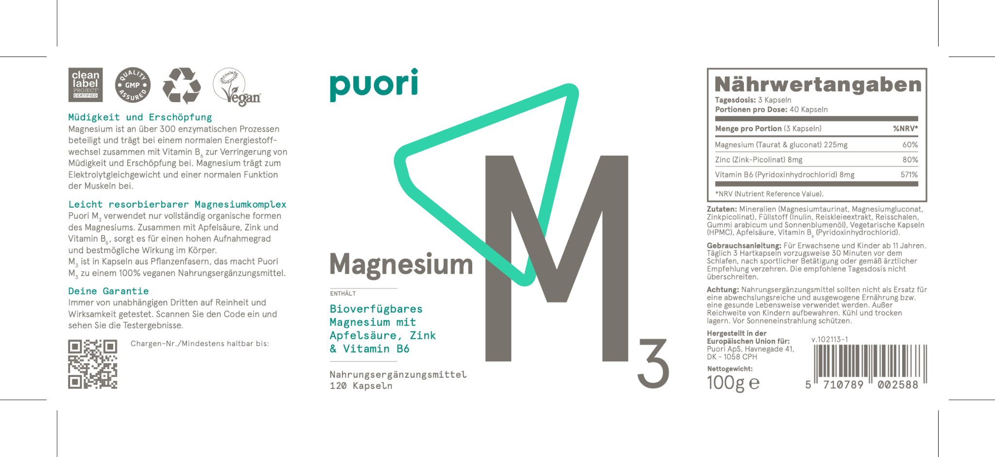 Puori M3 Detailansicht 4 - Energie&Fokus von allseven.