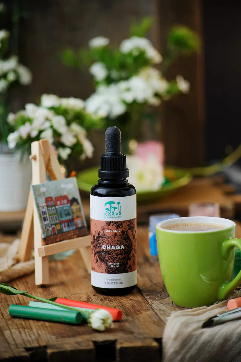 Kääpä Chaga Extrakt Tinktur 50 ml Detailansicht 5 - Darm & Verdauung von allseven.