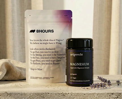 Schlafroutine – Basis | 8hours Sleep + artgerecht Magnesium | allseven