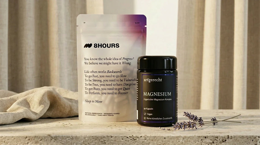 allseven Schlafroutine – Basis | 8hours Sleep + artgerecht Magnesium | allseven – Bundles