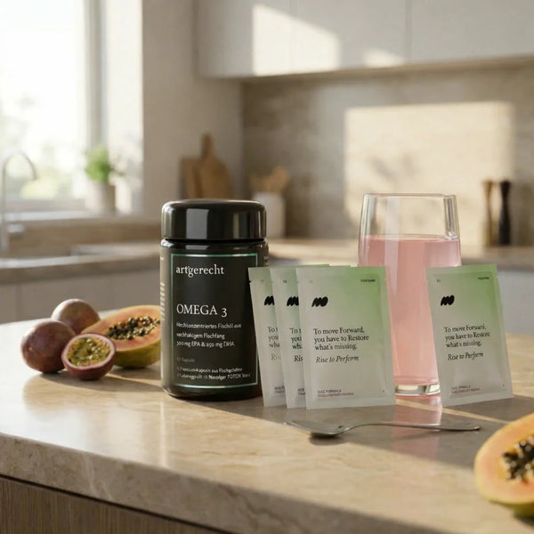 Morgenroutine – Duo | Rise + Omega 3 | allseven
