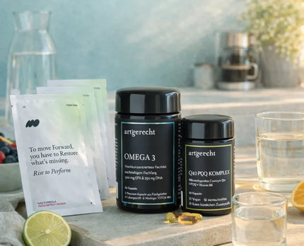 Morgenroutine – Start | Rise + Omega 3 + Q10 PQQ | allseven