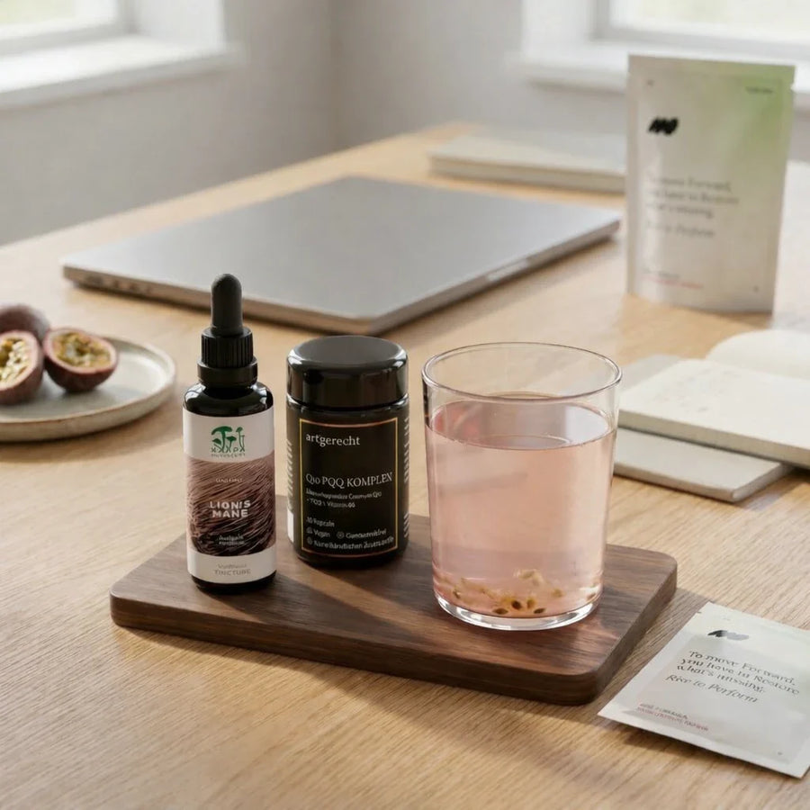 allseven Morgenroutine – koffeinfrei | Rise + Löwenmähne + Q10 PQQ | allseven – Bundles