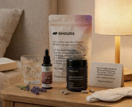 Schlafroutine – Basis Plus | Sleep + Magnesium + Reishi | allseven